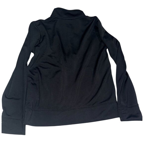 Nike Kids Black Full-Zip Track Jacket Size M (5-6 Years) Polyester Blend - Picture 3 of 5